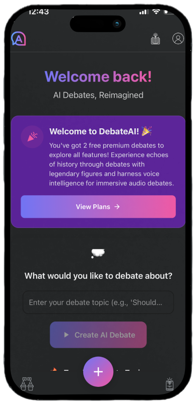 DebateAI iOS App